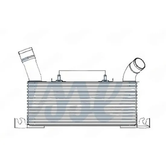 Intercooler MITSUBISHI PAJERO 4 2006-> Radiator intercooler 3.2 DID diesel (353x190) (VALEO) Perioada 2012 2013 2014 2015 2016 2017 2018