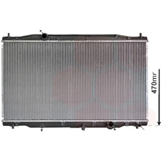 Radiator apa HONDA CR-V 3 2006->2012 pentru 2.2 i-CTDi 4WD, perioada 2007 2008 2009 2010 2011 2012