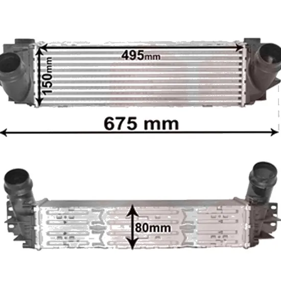 Intercooler BMW X4 F26 2014->2018 xDrive 28 i 180KW 245CP , pentru motor N20 B20 A perioada 2014 2015,2016,2017 2018
