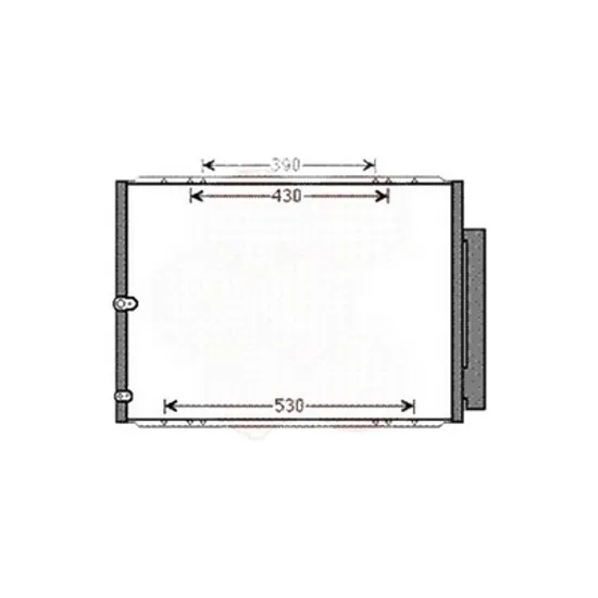 Radiator aer conditionat AUDI A3 8VS; 8VM SEDAN 2013->2020 2.0 TDI 100KW 136CP , pentru motor CRBD, CRLC perioada 2013 2014,2015,2016,2017 2018