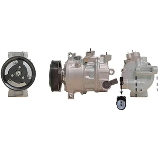 Compresor aer conditionat VW POLO 6R1 2009->2020 1.4 TDI 77KW 105CP , pentru motor CUTA, CYZA perioada 2014 2015 2016 2017 2018 2019