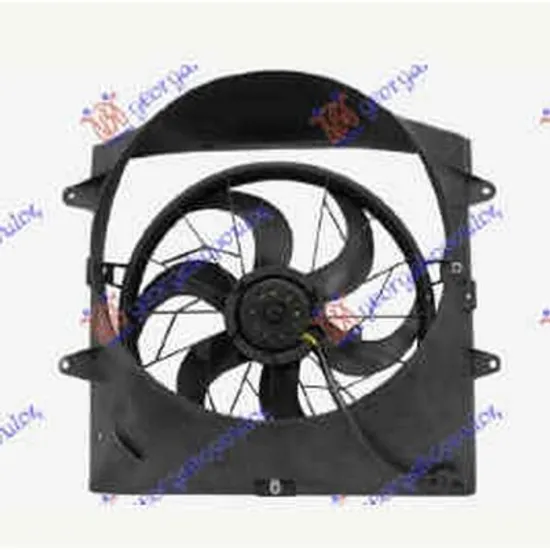 Ventilator Motor JEEP GRAND CHEROKEE 2 1998->2005 Electroventilator racire complet (3 PINS) benzina Perioada 1998 1999 2000 2001 2002 2003 2004