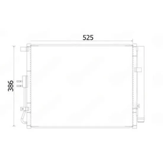 Radiator Aer Conditionat KIA SOUL 2 2014->2019 Radiator condensator aer conditionat 1.6 TGDI benzina (524x400) Perioada 2016 2017 2018 2019