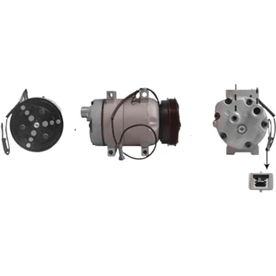 Compresor aer conditionat VW PASSAT B5 2000->2005 1.9 TDI 96KW 130CP , pentru motor AVF, AWX perioada 2000 2001 2002 2003 2004 2005