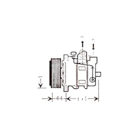 Compresor aer conditionat MERCEDES SLK R171 2004->2011 pentru 350, perioada 2004 2005 2006 2007 2008 2009 2010 2011