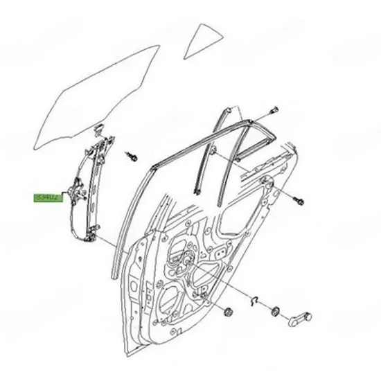 Macara Usa HYUNDAI i20 2014->2020 Macara usa spate manuala (O) DREAPTA Perioada 2018 2019 2020