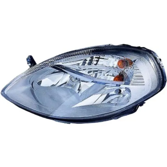 Far stanga LANCIA YPSILON 2003->2011 perioada 2003 2004 2005 2006 2007 2008 2009 2010 2011 pana la an de fabricatie 11/2006, fara motor reglaj, semnal transparent, cu reglaj electric, cu bec H7/H3