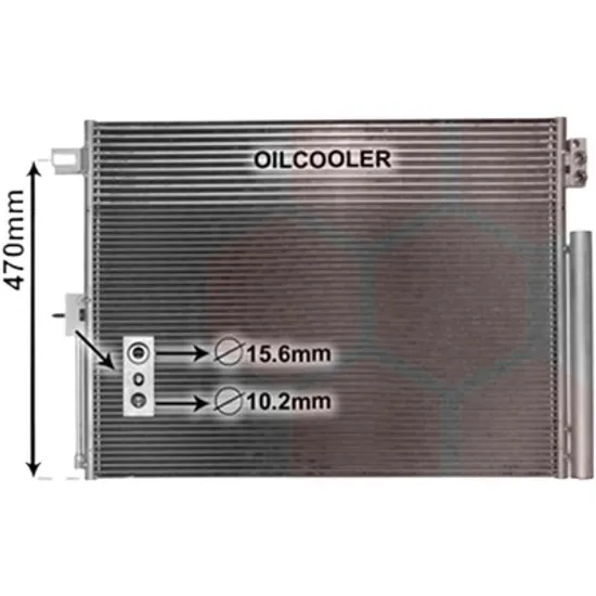 Radiator aer conditionat CHRYSLER 300 C 2010-> pentru 6.4, perioada 2011 2012 2013 2014 2015 2016