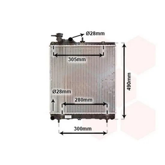 Radiator Motor HYUNDAI ATOS 1997->2015 Radiator apa pentru 1.1 12V cu/fara aer conditionat (41x39.5) Perioada 1998 1999 2000 2001 2002 2003 2004 2005 2006 2007 2008