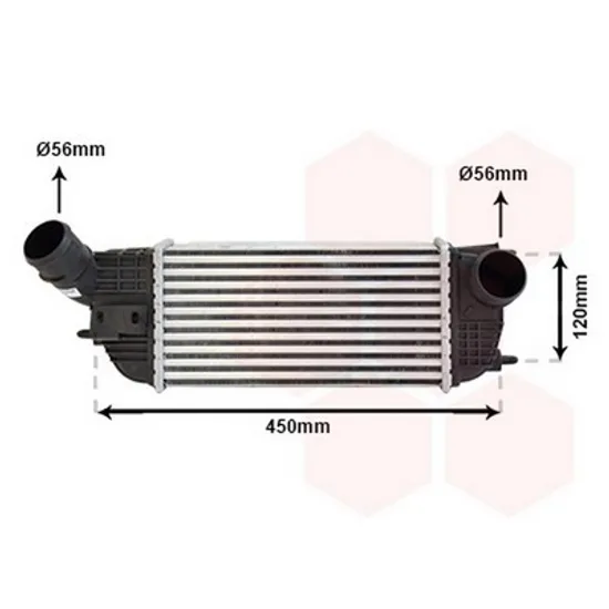 Intercooler PEUGEOT 407 2004->2010 Radiator intercooler 2.0 HDi diesel (300x155x80) Perioada 2004 2005 2006 2007 2008 2009 2010