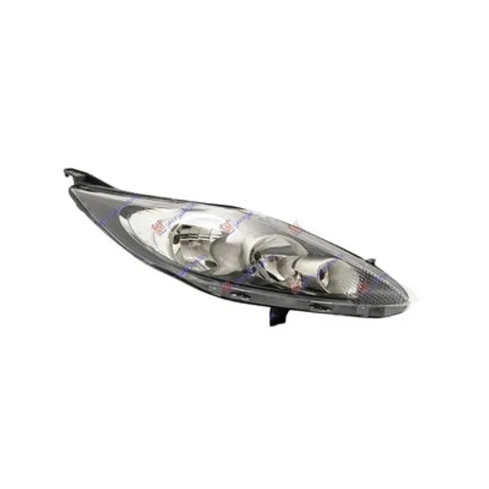 Faruri FORD FIESTA 5 JH 2008->2017 Far reglaj electric negru (cu motor) (E) (TYC) dreapta Perioada 2008 2009 2010 2011 2012 2013