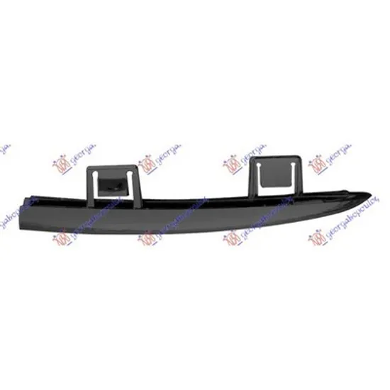 Ornament Grila FIAT LINEA 2006-> Bandou grila bara fata laterala negru stanga Perioada 2013 2014 2015 2016 2017 2018