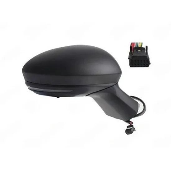 Oglinda MITSUBISHI COLT 7 2023-> Oglinda exterioara electrica cu incalzire negru (cu semnal si senzor) (9 PIN) DREAPTA Perioada 2023 2024 2025