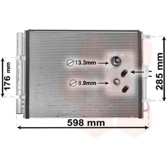 Radiator aer conditionat LEXUS GS 2011-> 350 AWD 234KW 318CP , pentru motor 2GR-FSE perioada 2011 2012,2013,2014,2015 2016
