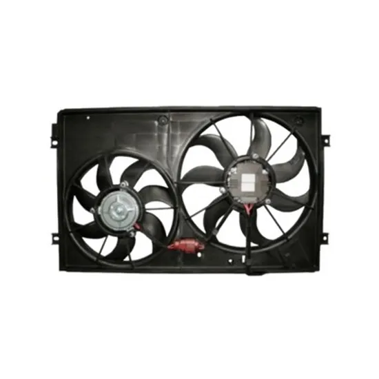 Ventilator Motor VW GOLF 5 2003->2008 Electroventilator dublu benzina/diesel RAD 40,5cm , Perioada 2003 2004 2005 2006 2007 2008 2009