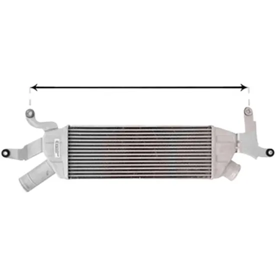 Intercooler MITSUBISHI OUTLANDER 2 2006->2012 2.2 DI-D 4WD 103KW 140CP , pentru motor 4N14 perioada 2010 2011 2012
