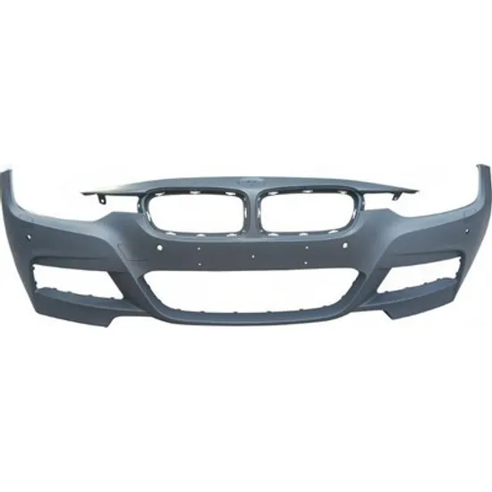Bara Fata BMW 3 F30 2011->2018 Bara fata pentru vopsit (M-SPORT) (cu senzori parcare si gauri spalator) Perioada 2014 2015 2016 2017 2018
