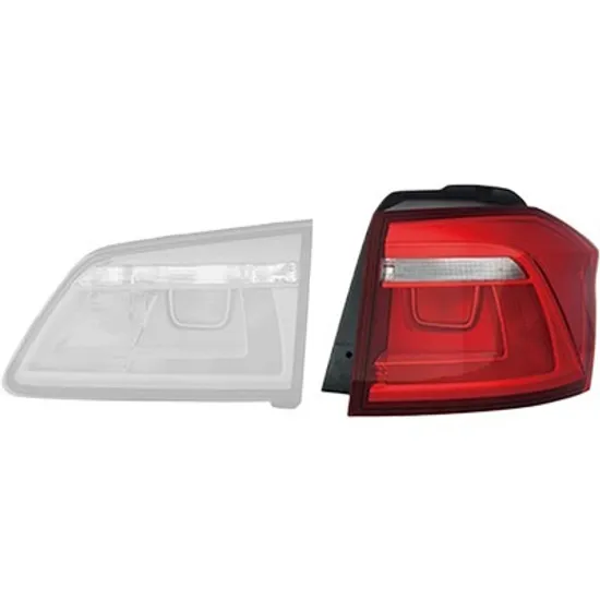 Lampa stop spate dreapta VW GOLF 7 SPORTSVAN 2014-> perioada 2014 2015 2016 2017 2018 2019 pana la an de fabricatie 2017, semnal rosu/galben, exterior