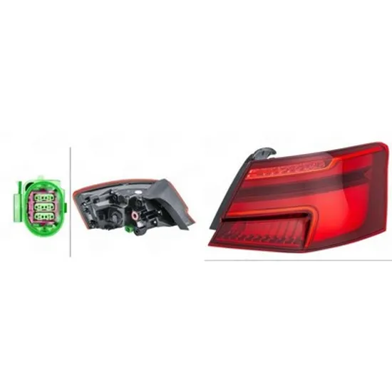 Stop Spate AUDI A3 Sportback 8VA, 8VF 2012->2020 Lampa stop spate exterior LED DYNAMIC (HELLA) DREAPTA Perioada 2016 2017 2018 2019 2020