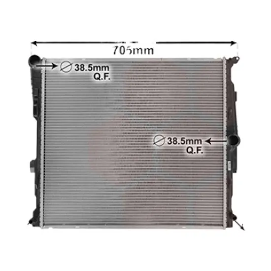 Radiator apa BMW X3 F25 2010->2017 pentru xDrive 28 i, perioada 2011 2012