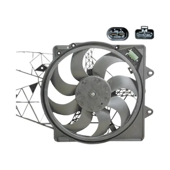 Ventilator motor FIAT PUNTO EVO 199 2008-> 1.3 D Multijet 56KW 76CP , pentru motor 199 A2.000, 199 A9.000 perioada 2010 2011 2012 2013 2014 2015