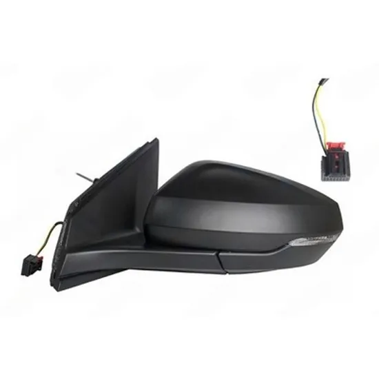Oglinda VW POLO 6 2017-> Oglinda exterioara cu cabluri negru (cu semnal) STANGA Perioada 2021 2022 2023 2024 2025