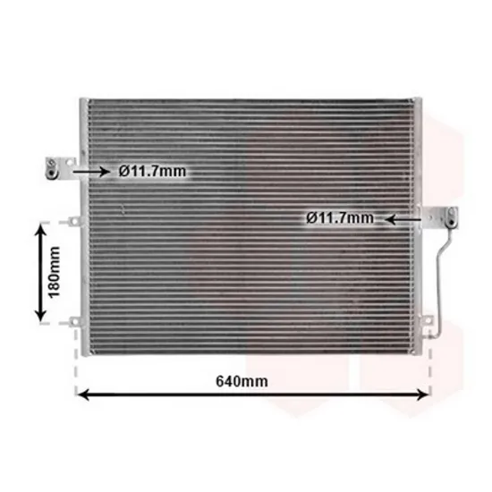Radiator Aer Conditionat SSANGYONG ACTYON 1 2005->2013 Radiator aer conditionat 2.0 Xdi diesel 620x455x16 Perioada 2006 2007 2008 2009 2010 2011 2012 2013