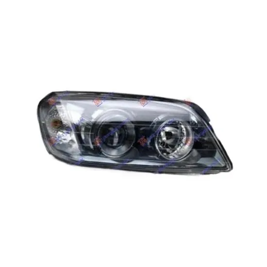 Far dreapta CHEVROLET CAPTIVA C100 2006-> perioada 2011 2012 2013 2014 2015 2016 pana la an de fabricatie 2015, cu motor reglaj, fumuriu, semnal transparent, cu reglaj electric, cu bec H7/H1