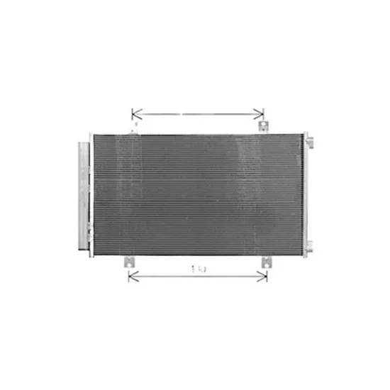Radiator aer conditionat VW TRANSPORTER T4 1990->2003 2.4 D 55KW 75CP , pentru motor AJA perioada 1997 1998,1999,2000,2001,2002 2003