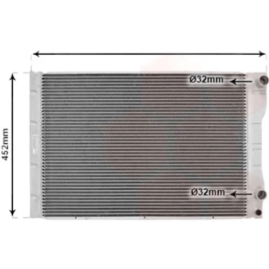 Radiator apa RENAULT ESPACE 3 1996->2002 2.2 dCi 85KW 115CP , pentru motor G9T 710 perioada 2000 2001 2002