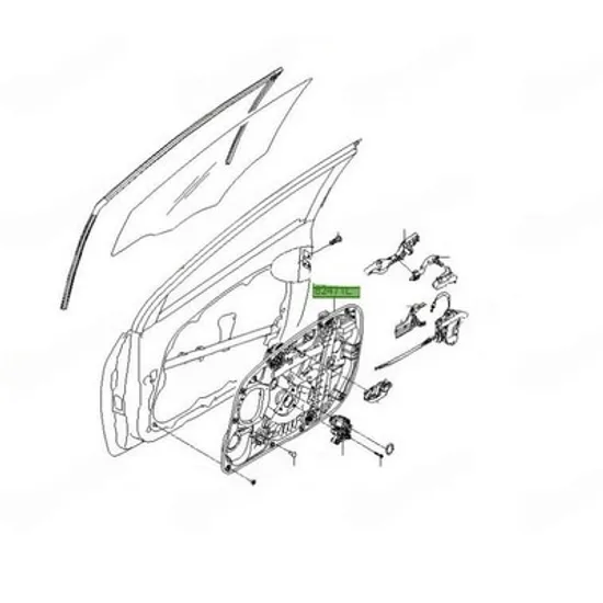 Macara Usa HYUNDAI i30 2012->2017 Macara usa fata electrica fara motor (Cehia) (O) STANGA Perioada 2014 2015 2016 2017