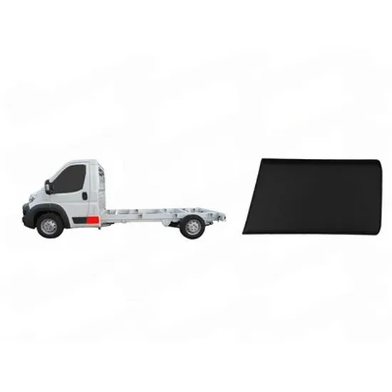 Bandou Lateral PEUGEOT BOXER 2006-> Bandou stalp Usa fata negru (caroserie deschisa) STANGA Perioada 2006 2007 2008 2009 2010 2011 2012 2013 2014