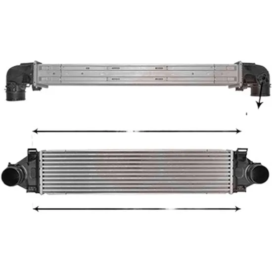 Intercooler VOLVO S60 2 2010->2018 pentru 2.5 T5 AWD, perioada 2012 2013 2014 2015 2016 2017 2018
