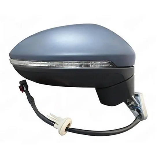 Oglinda VW TOURAN 2015-> Oglinda exterioara electrica cu incalzire cu rabatare electrica pentru vopsit (cu memorie) (cu semnal si lampa podea) (15 PIN) DREAPTA Perioada 2015 2016 2017 2018 2019 2020