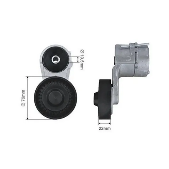 rola intinzator curea transmisie OPEL COMBO 1.6 CNG 16V -69KW/94CP- 1598cmc, pentru motor Z 16 YNG, perioada 2006,2007,2008,2009,2010,2011,2012
