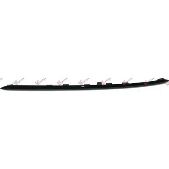 Ornament Grila MERCEDES E-CLASS W213 2016-> Bandou grila bara fata lateral inferior negru (E43 AMG) stanga Perioada 2016 2017 2018 2019 2020 2021 2022