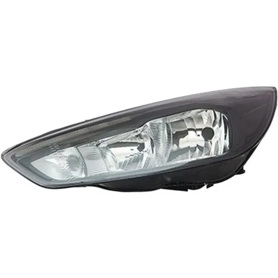 Far stanga FORD FOCUS 3 2010->2019 perioada 2010 2011 2012 2013 2014 2015 2016 2017 2018 de la an de fabricatie 10/2014, cu motor reglaj, fumuriu, semnal transparent, cu reglaj electric, cu daylight, cu bec H7/H1