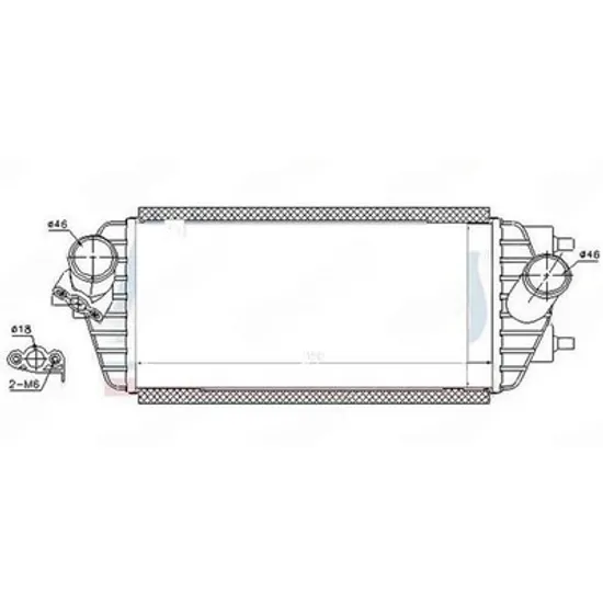 Intercooler KIA CARENS 4 2013-> Radiator intercooler 1.7 CRDi diesel (350X160X90) Perioada 2013 2014 2015 2016 2017 2018