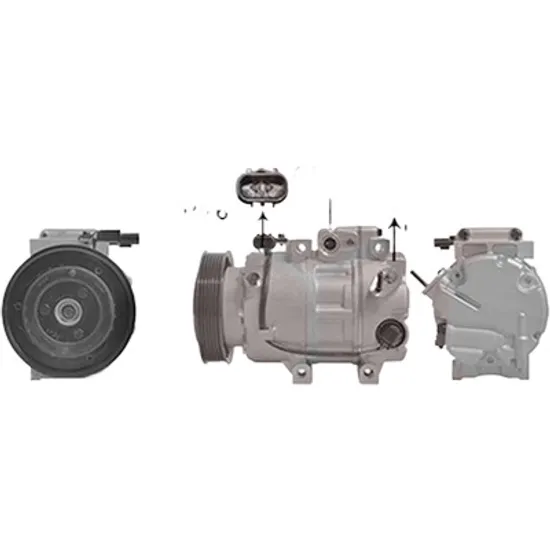 Compresor aer conditionat HYUNDAI SANTA FE 3 2012->2018 pentru 2.4 CCVT AWD, perioada 2012 2013 2014 2015 2016 2017 2018 2019 2020