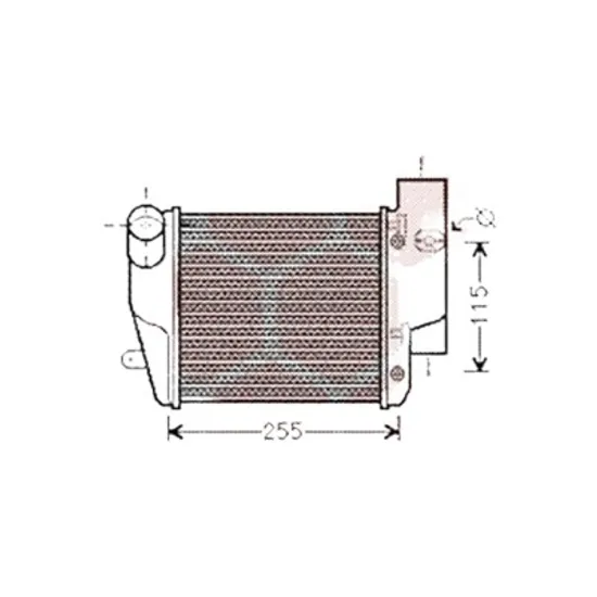 Intercooler STANGA AUDI A6 C6 2004->2011 3.0 TDI quattro 176KW 240CP , pentru motor CDYA, CDYC perioada 2008 2009,2010 2011