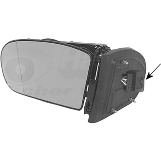 Oglinda exterioara stanga MERCEDES C-CLASS Coupe Sport CL203 2001->2008, C-CLASS W203 2000->2007 perioada 2000 2001 2002 , cu semnal, numar pini 13, cu incalzire, cu memorie, fara intunecare automata, rabatare electrica,