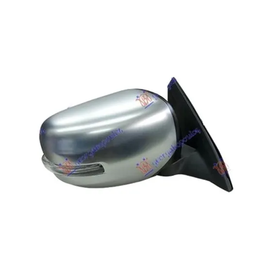 Oglinda MITSUBISHI L200 2005->2015 Oglinda exterioara reglaj manual cromat cu semnal dreapta Perioada 2005 2006 2007 2008 2009 2010 2011 2012 2013 2014 2015