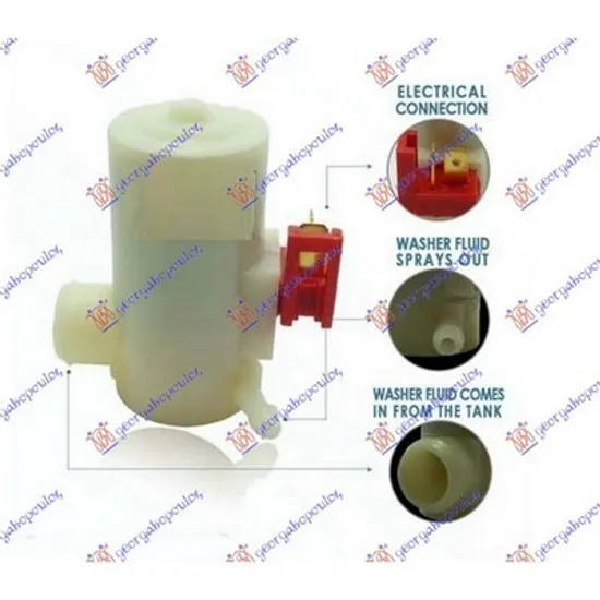 Pompa Spalator HONDA HR-V 1999->2003 Motoras spalator parbriz (spate ) Perioada 1999 2000 2001 2002 2003 2004 2005 2006 2007 2008 2009 2010 2011 2012 2013 2014