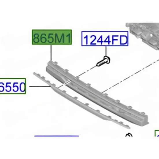 Grila fata KIA PICANTO 3 2024-> Grila interioara (Acoperire plastic) (O) Perioada 2024 2025