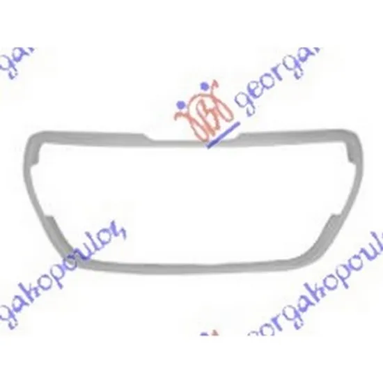 Grila Bara PEUGEOT 208 1 2012->2018 Grila bara fata fata pentru vopsit 2015-> Perioada 2015 2016 2017 2018