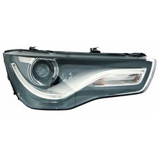 Far dreapta AUDI A1 Sportback 8XA; 8XF 2011-2018 perioada 2012 2013 2014 2015 pana la an de fabricatie 2015, cu motor reglaj, fara unitate de control Xenon, semnal alb, cu reglaj distanta iluminare automat, cu bec D3S Lampa descarcare gaze