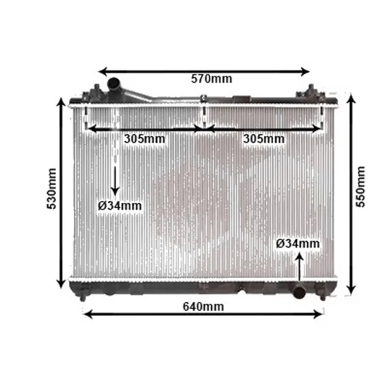 Radiator apa SUZUKI GRAND VITARA 2 2005->2018 pentru 2.7 tractiune integrala, perioada 2007 2008