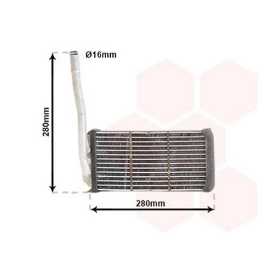 Radiator Incalzire LAND ROVER FREELANDER 1 1998->2006 Calorifer (BR) (235x130x48) 2001-> Perioada 1998 1999 2000 2001 2002 2003 2004 2005