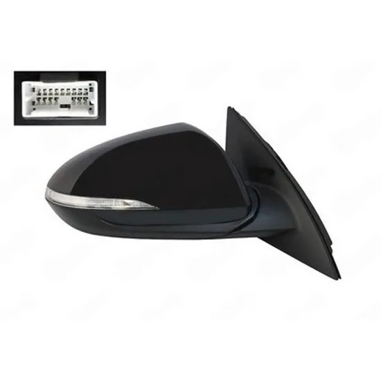 Oglinda HYUNDAI i30 2017-> Oglinda exterioara electrica cu incalzire cu rabatare electrica pentru vopsit (cu semnal) (8 PIN) DREAPTA Perioada 2020 2021 2022 2023 2024 2025