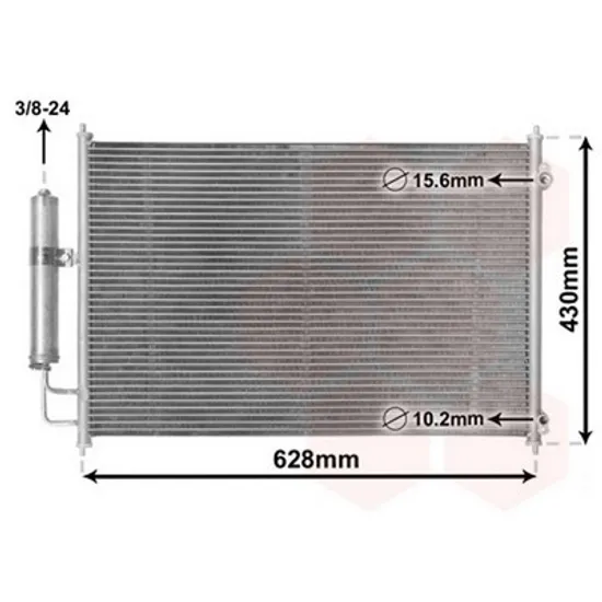 Radiator Aer Conditionat NISSAN X-TRAIL T30 2001->2013 Radiator aer conditionat 2007-> benzina/ diesel 61x39 Perioada 2007 2008 2009 2010 2011 2012 2013
